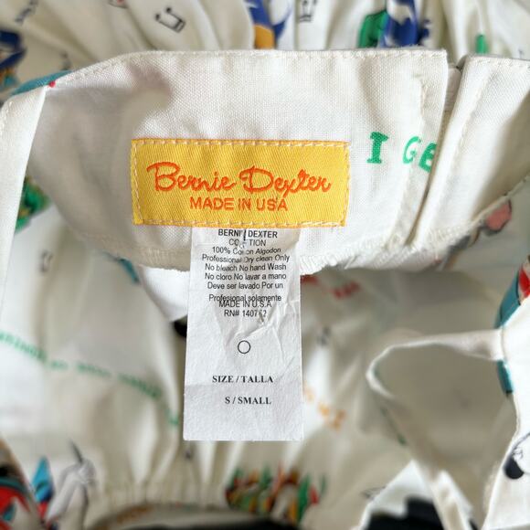 Bernie Dexter Rockabilly Idol White Retro Style Strappy Cotton Dress Size Small - Picture 7 of 9